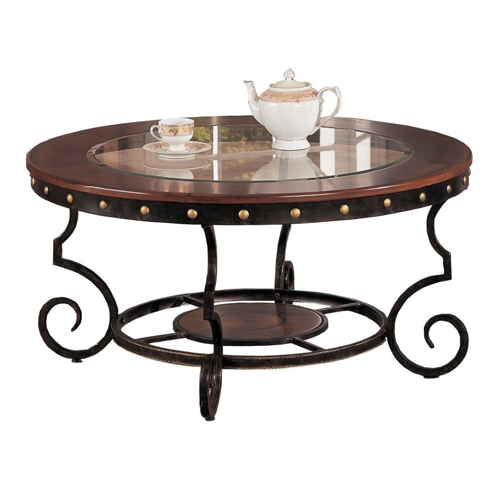 Best Wrought Iron Coffee Tables – Iron legs for a strong structure 