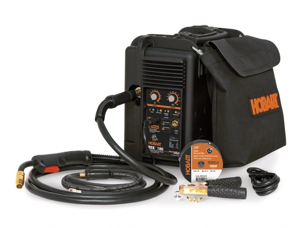 Hobart 500539 Trek 180 Battery-Powered or 115-Volt Corded Portable MIG 