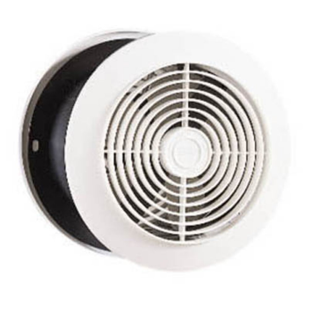 Broan 512 6-Inch Room-to-Room Utility Fan, 8-Inch Round Plastic ...