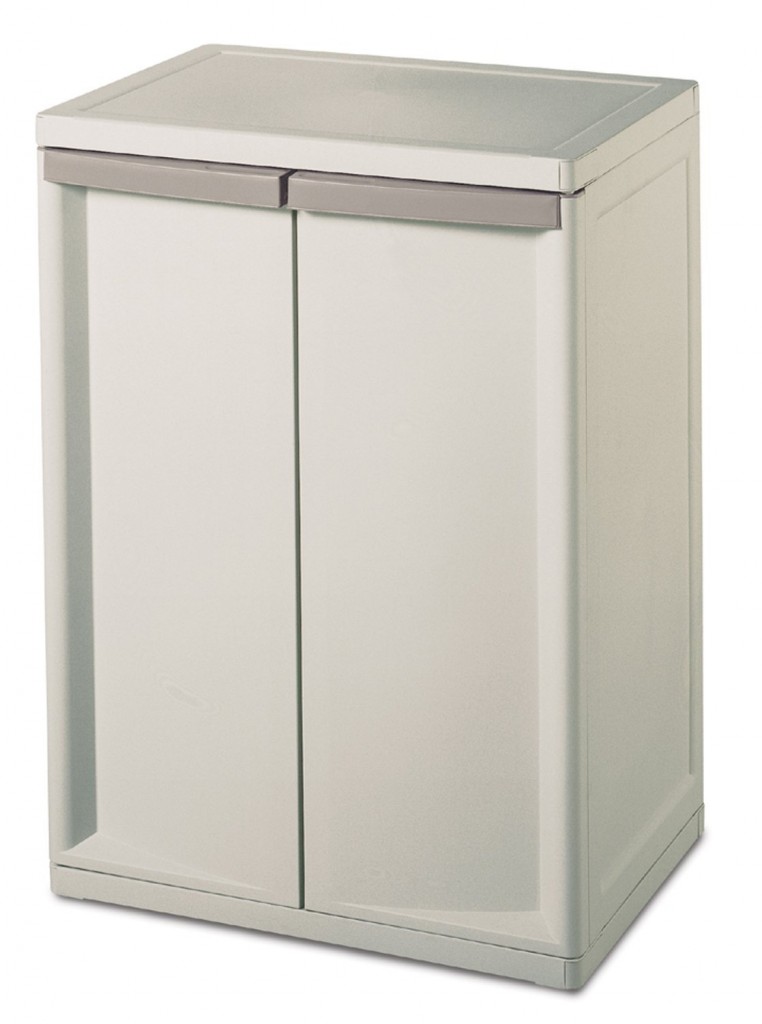 Minimalist Small Plastic Storage Cabinet With Doors for Small Space