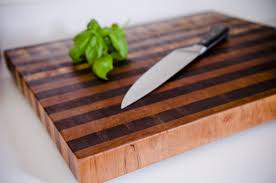 Cherry wood end grain cutting board