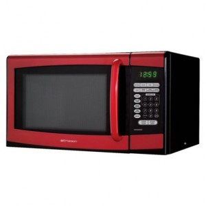 EMERSON MICROWAVE OVEN- RED