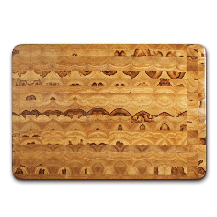 Gripper wood end grain cutting board