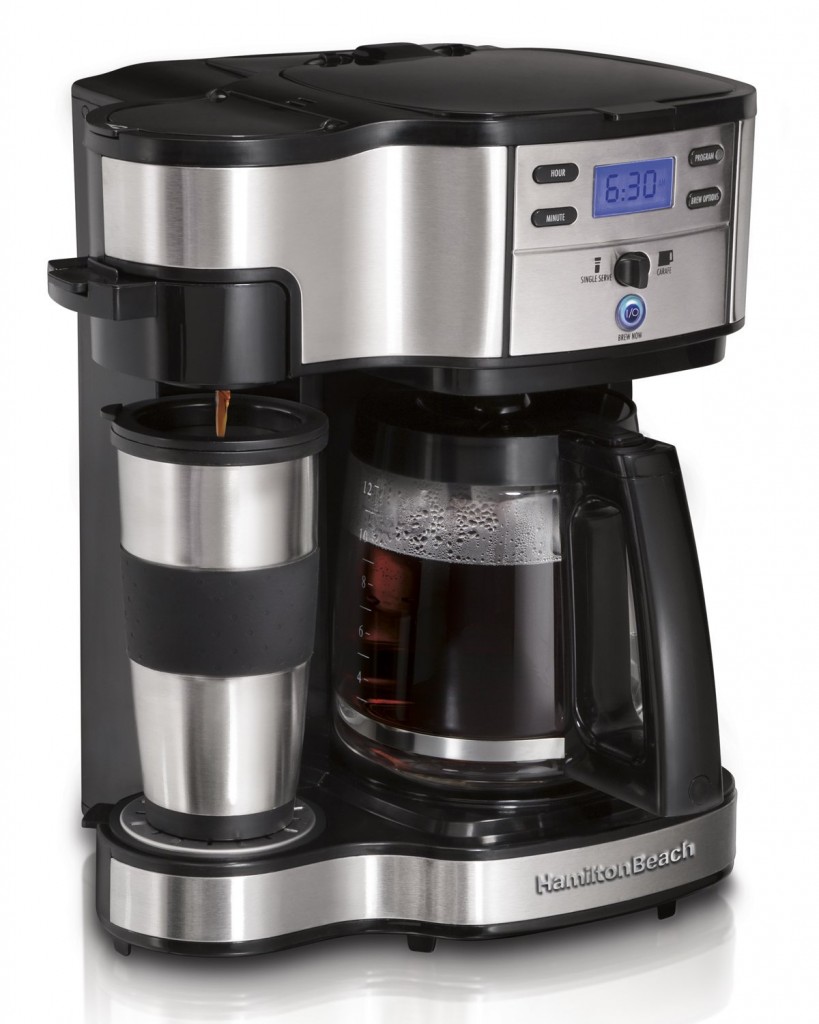 Hamilton Beach Two Way Brewer Single Serve and 12-cup Coffee Maker