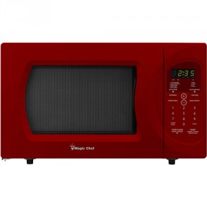 Magic Chef 0.9 cu. ft. Countertop Microwave in Red