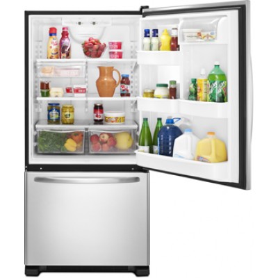 Adana 18.5 -Cubic Foot Bottom-Freezer Refrigerator, ABB1924WES, Stainless-Steel