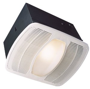 Air King AK100L Deluxe Bath Fan with Light and Night Light, Rectangular