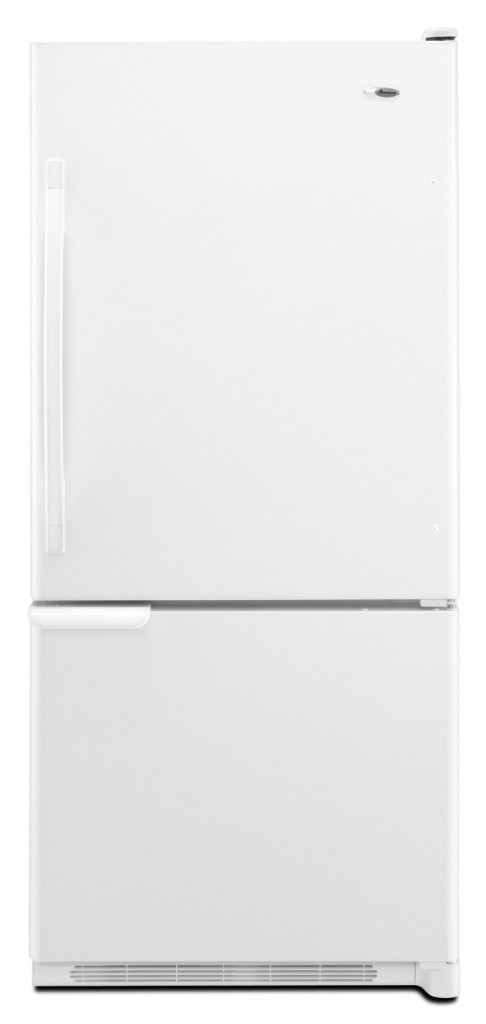 Amana 18-1 2-Cubic Foot Bottom-Freezer Refrigerator, ABB1921WEW, White