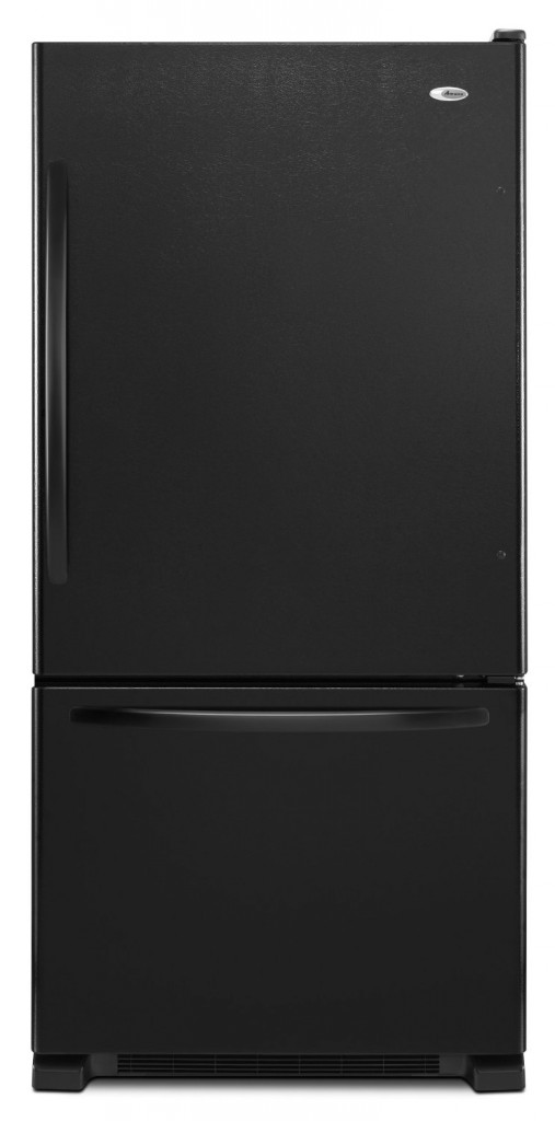 Amana 21.9 cu. ft. Bottom-Freezer Refrigerator, ABB2224WEB, Black