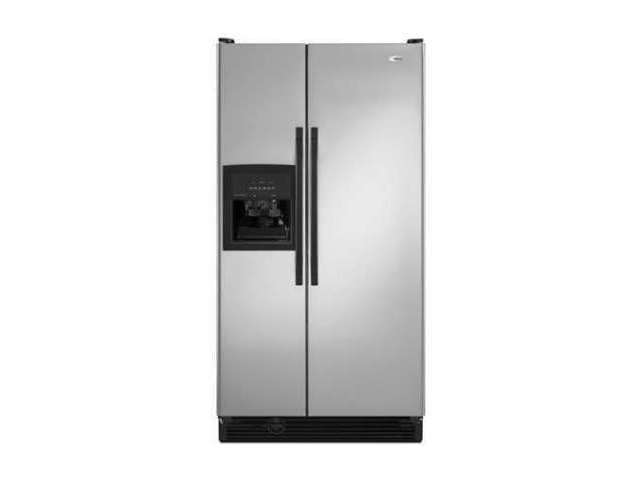 Amana 25 -Cubic Foot Side-by-Side Refrigerator, ASD2522WRD, Silver
