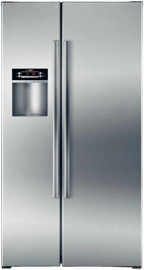 Bosch B22CS30SNS 300 22.1 Cu. Ft. Stainless Steel Counter Depth Side-By-Side Refrigerator - Energy Star