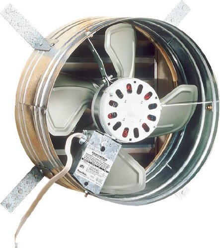 Broan 35316 1600 CFM Gable Mount Powered Attic Ventilator