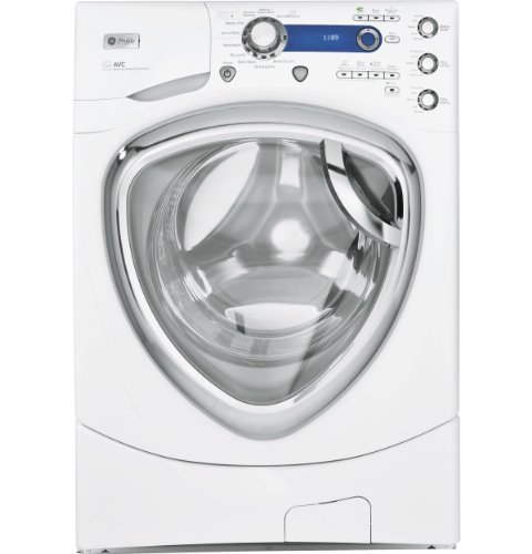 GE 4.3 Cu. Ft. White Front Load Steam Washer