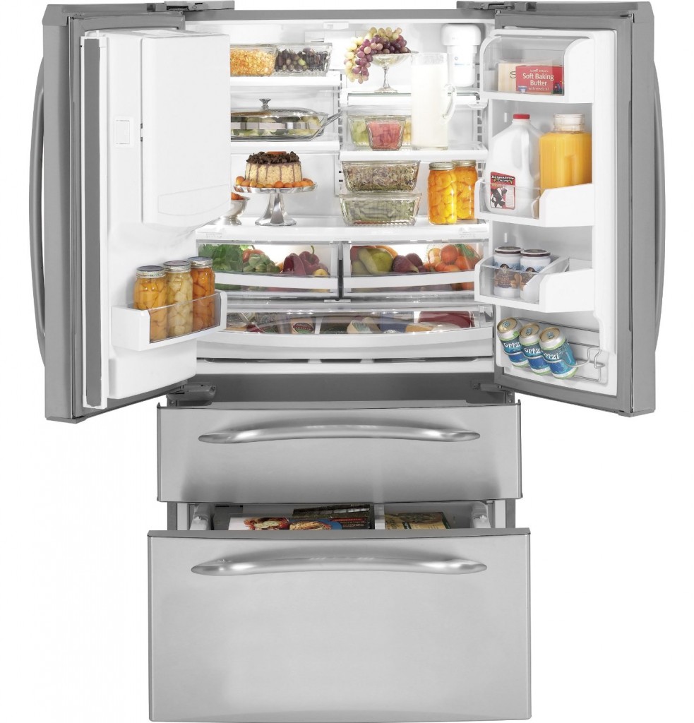 GE Profile Profile 20.7 cu ft Bottom-Freezer Counter-Depth Refrigerator (Stainless Steel)