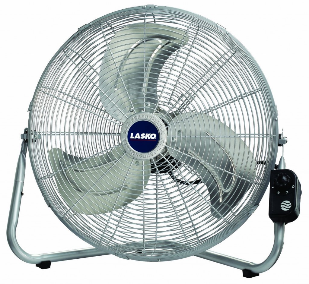 Lasko 2265QM 20-Inch Max Performance High Velocity Floor Wall mount fan, Silver