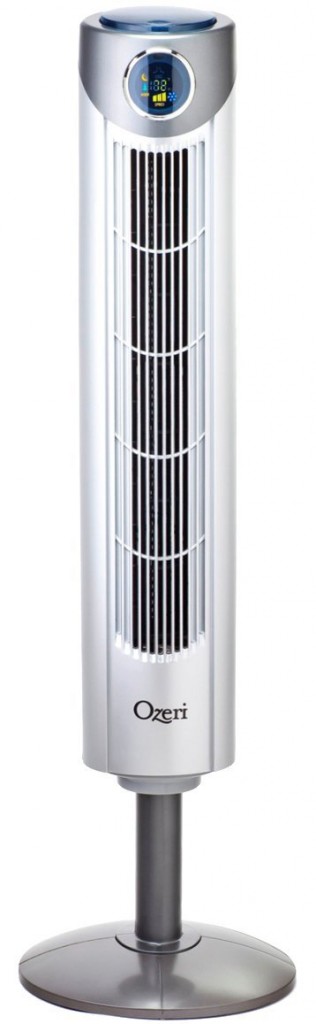 Ozeri Ultra 42 inch Wind Fan - Adjustable Oscillating Tower Fan with Noise Reduction Technology