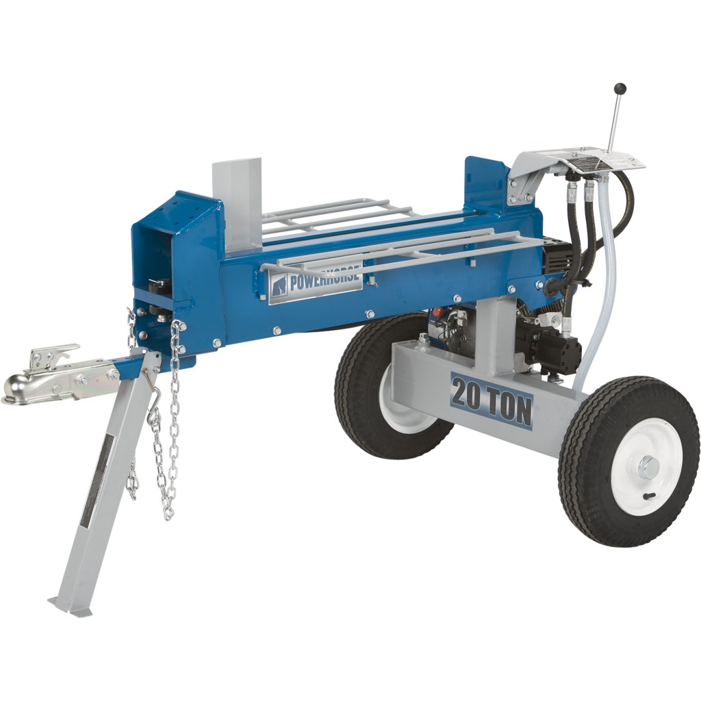 Powerhorse Horizontal Dual Split Log Splitter — 20-Ton, 208cc