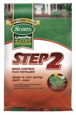 Scotts 23614 Lawn Pro Step 2 Weed Control Plus Lawn Fertilizer, 14.63-Pound