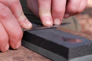 Use Stone And Sharpen Your Knife