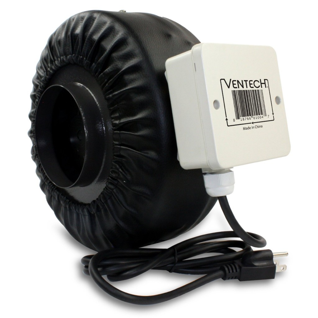VenTech 8 inch Inline Exhaust Fan Blower Centrifugal Fan