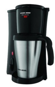 Black & Decker DCM18S Brew ‘n Go Personal Coffeemaker with Travel Mug