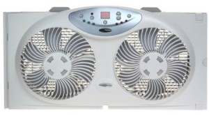 Bionaire BW2300 Twin Window Fan – 3 Speed Settings With Remote Control