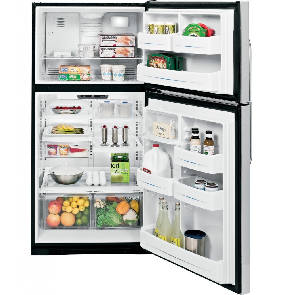 GE 21.7 Cu Ft Stainless Refrigerator