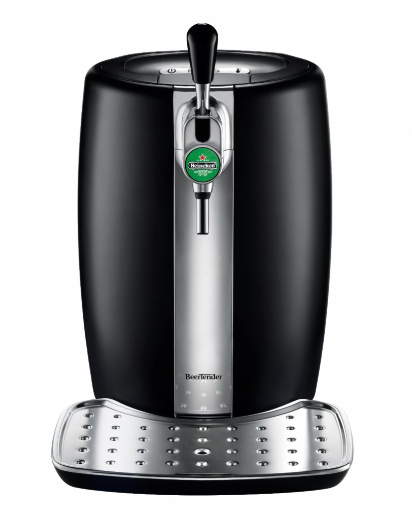 KRUPS and HEINEKEN B100 BeerTender with Heineken Draught Keg technology,Black