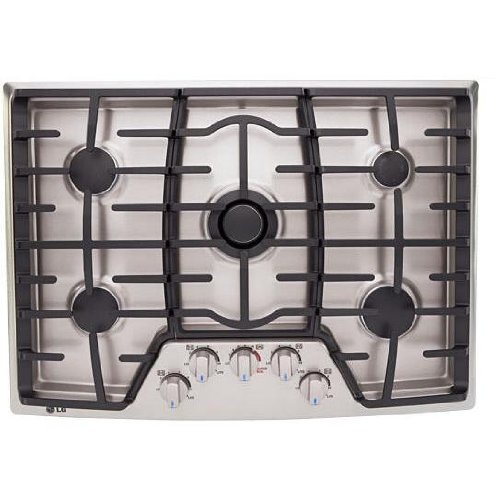 LG 30 GAS COOKTOP STAINLESS STEEL