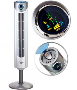 Ozeri Ultra 42 Inch Wind Fan – Adjustable Oscillating Tower Fan With Noise Reduction Technology