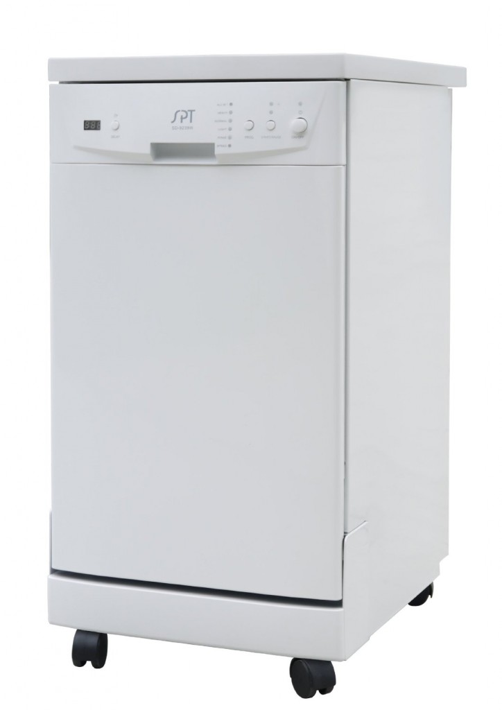 SPT 18-Inch Portable Dishwasher, White