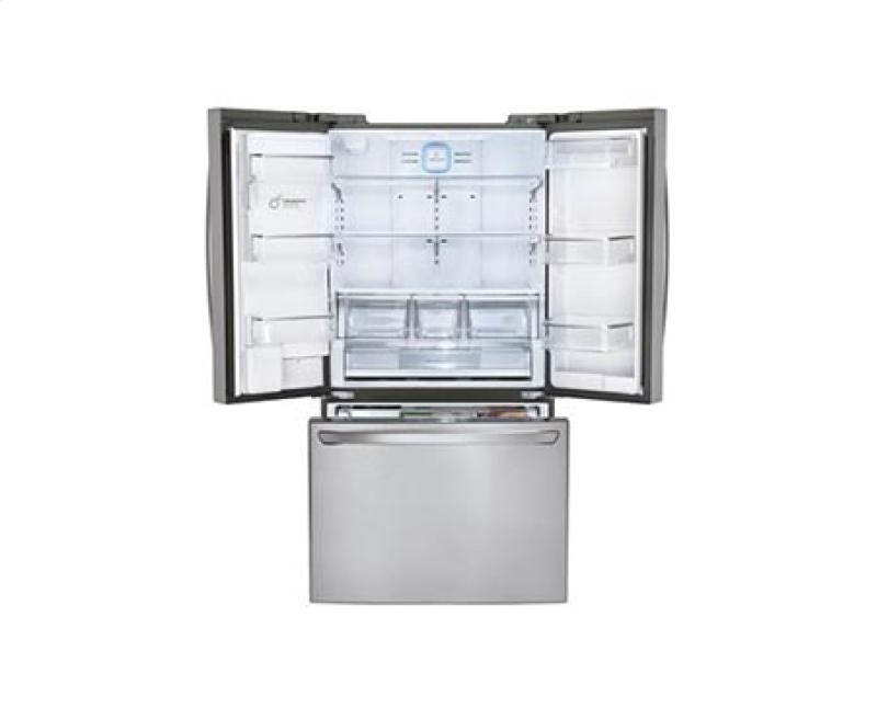 Super-Capacity 3 Door French Door Refrigerator