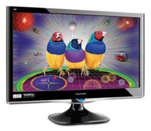 ViewSonic VX2250WM-LED 22-Inch (21.5-Inch Vis) Widescreen Full HD 1080p LED Monitor with Integrated Stereo Speakers