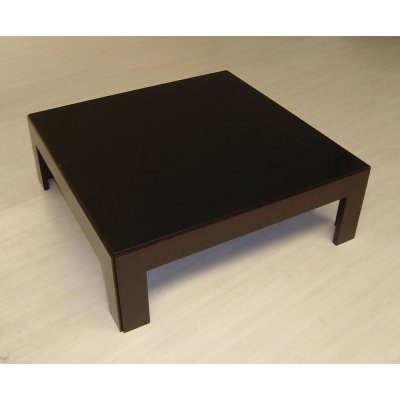 BH Design Narciss Coffee Table with Black Glass Top