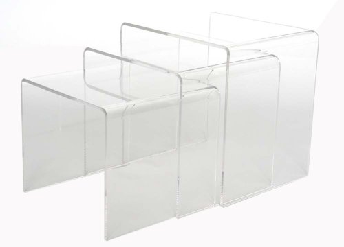 Baxton Studio Acrylic Nesting Tables