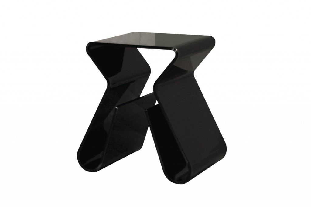 Baxton Studio Velia Acrylic Stool