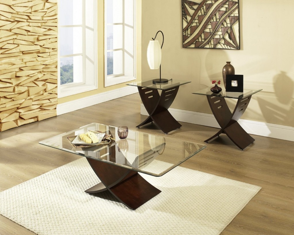 Cafe 3-Piece Occasional Table Set Espresso