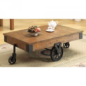 5 Best Factory Cart Coffee Tables – With wheel legs