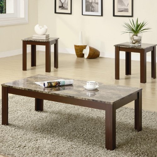 Coaster Fine Furniture 700395 3-Piece Coffee Table