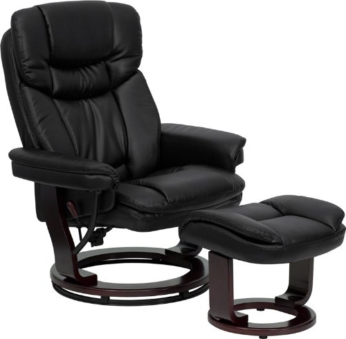 Flash Furniture 7821 Leather Recliner and Ottoman