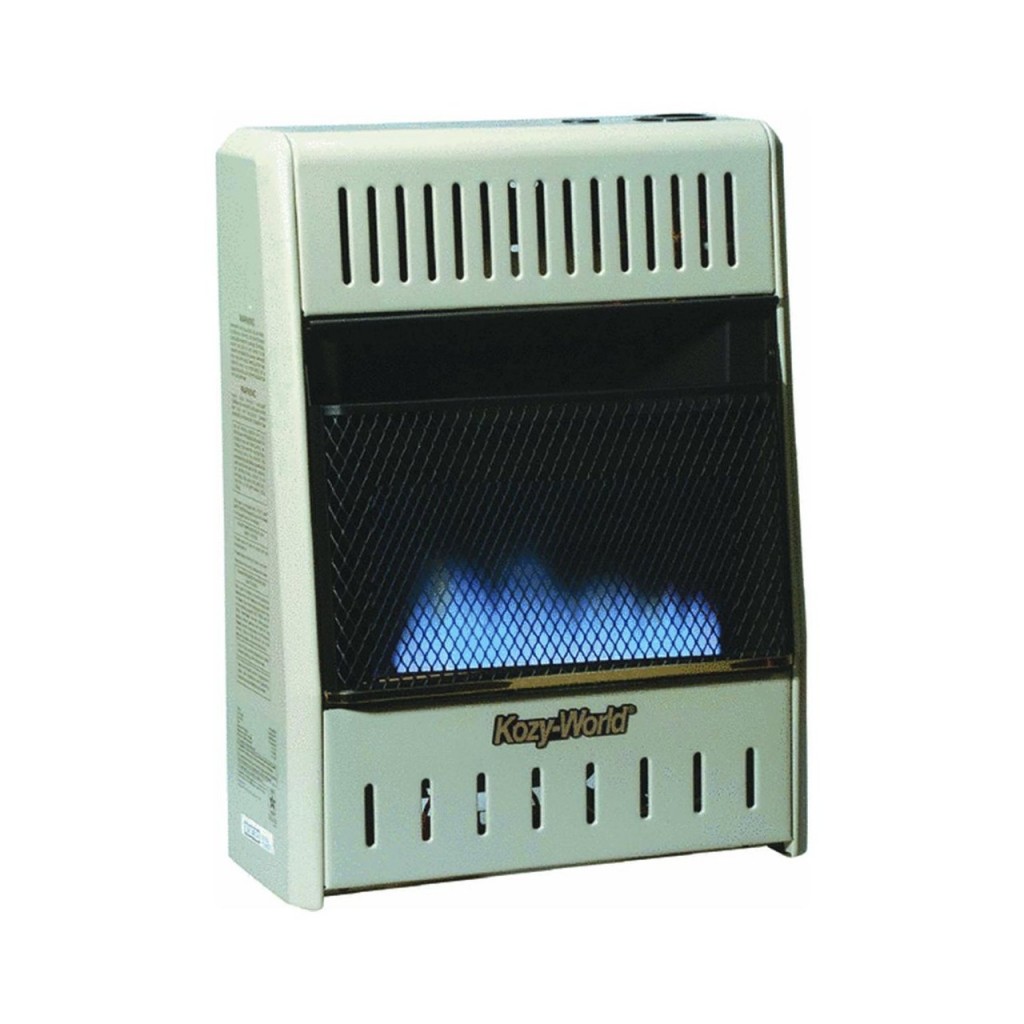 Kozy World GWD104 10,000-BTU Vent-Free Dual-Fuel Gas Wall Heater