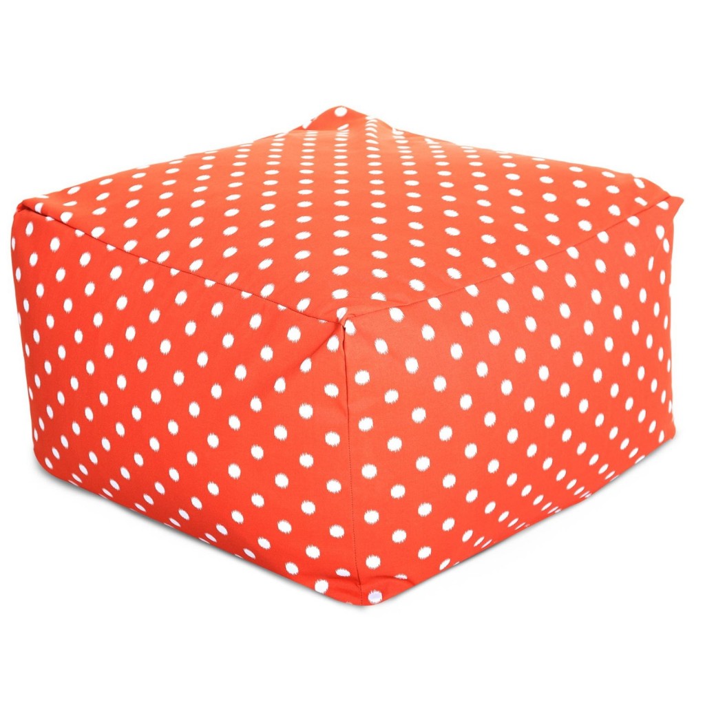 Majestic Home Goods Ikat Dot Ottoman