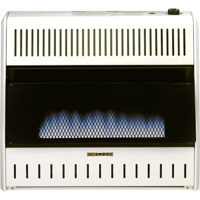 PROCOM Blue Flame Vent Free Wall Heater