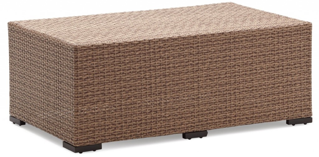 Strathwood Griffen All-Weather Wicker Coffee Table, Natural
