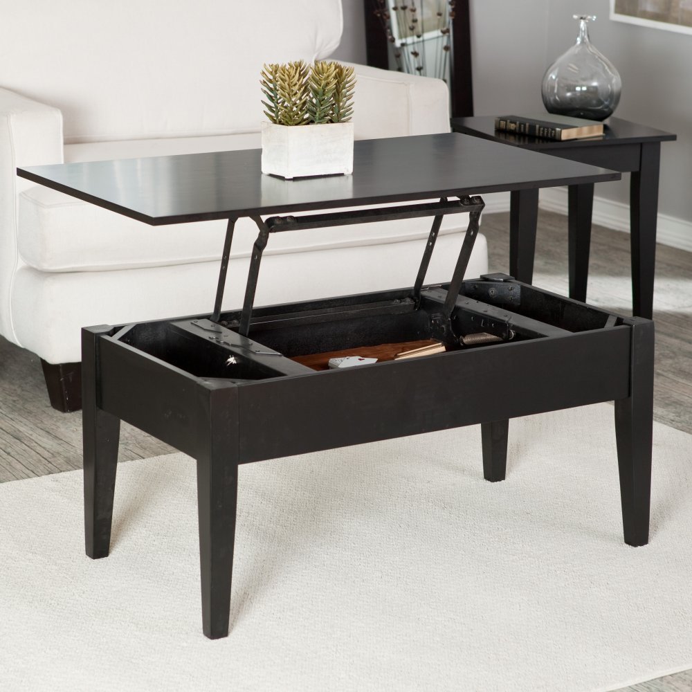 Turner Lift Top Coffee Table – Black