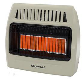 WORLD MKTG OF AMERICA IMPORT KWP522 5 Plaque 30000 BTU LP Wall Heater