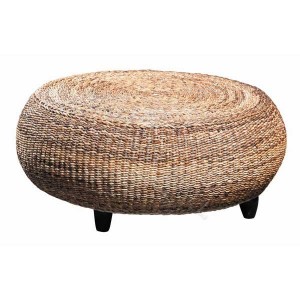 Wicker Ottoman