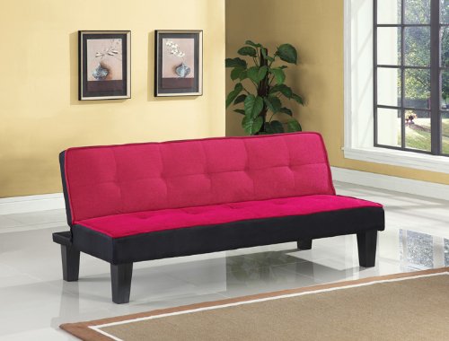 Acme 57038 Hamar Microfiber Adjustable Sofa, Pink