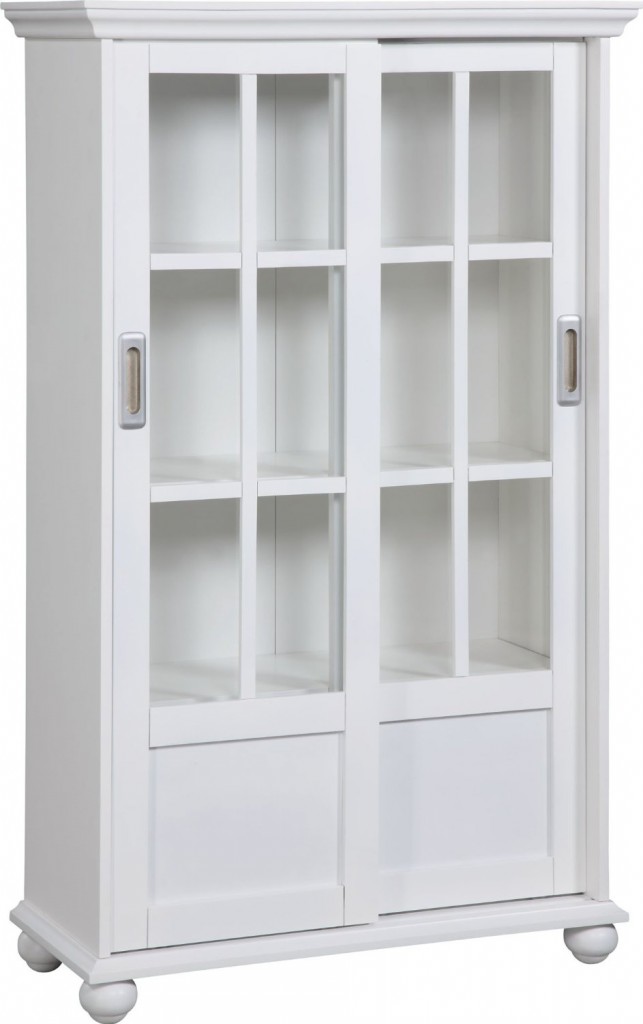 Altra Bookcase with Sliding Glass Doors