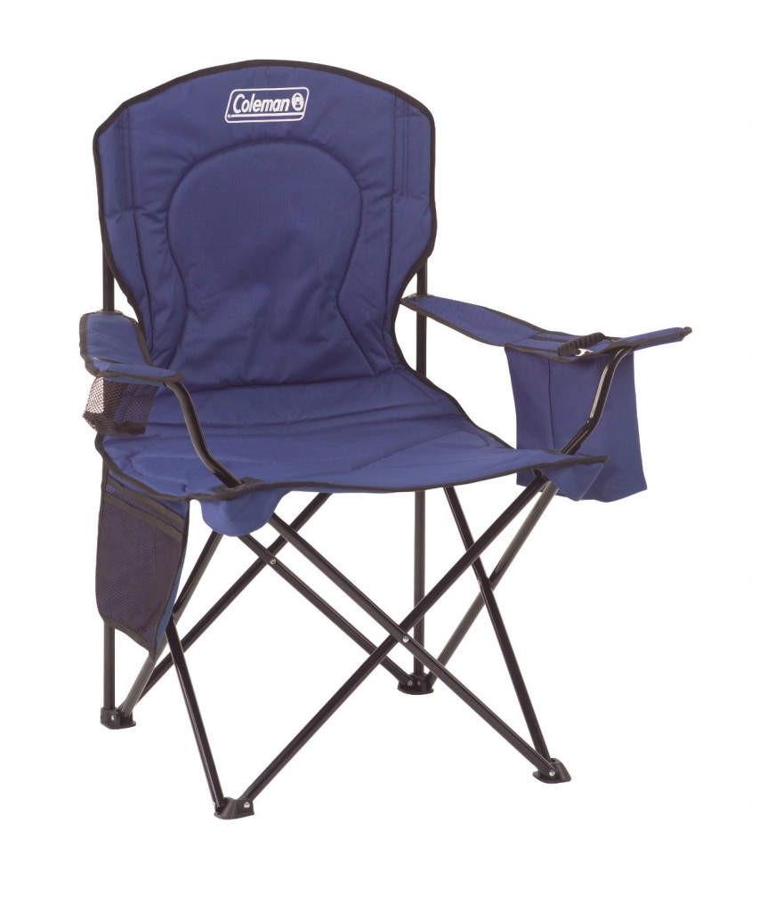 Coleman Camping Oversized Quad Chair with Cooler